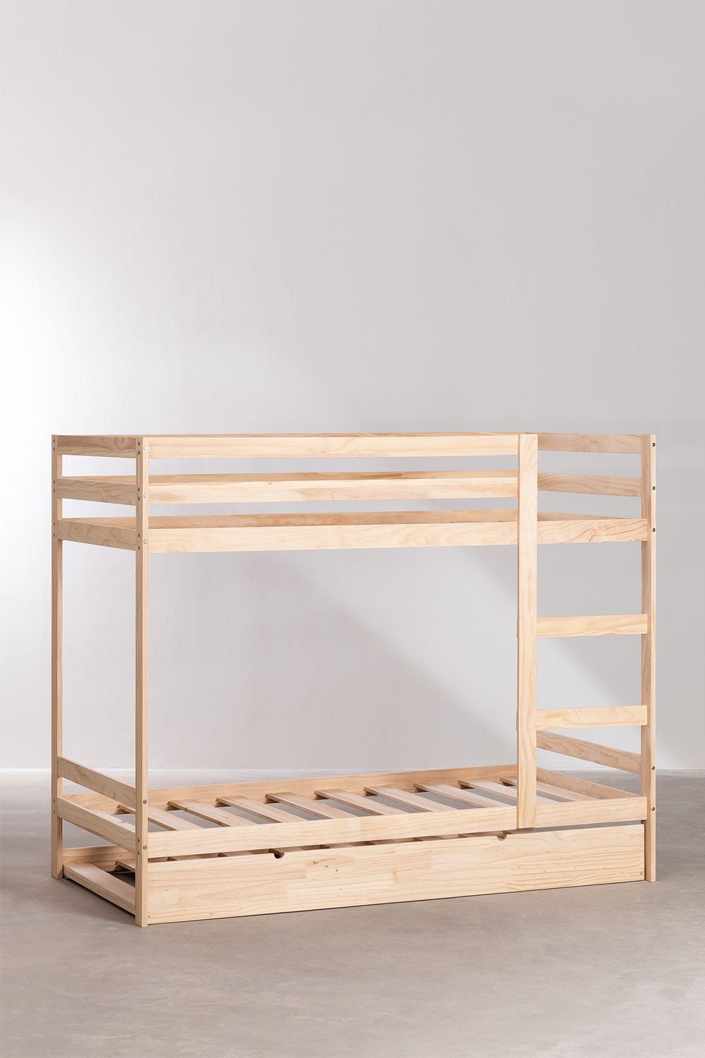 Letto a castello in legno per bambini Cooper per materasso da 90 cm
