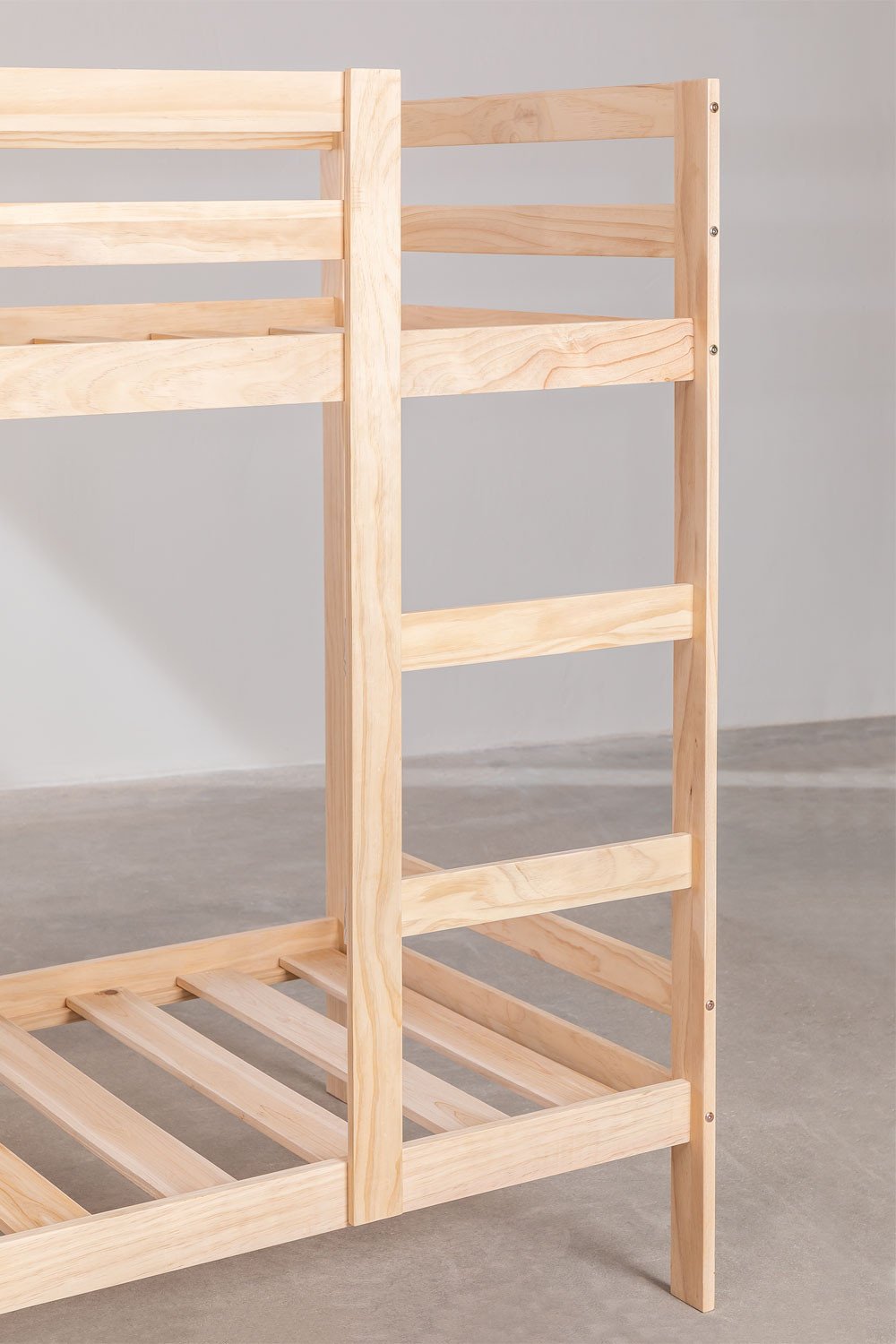 Letto a castello in legno per bambini Cooper per materasso da 90 cm