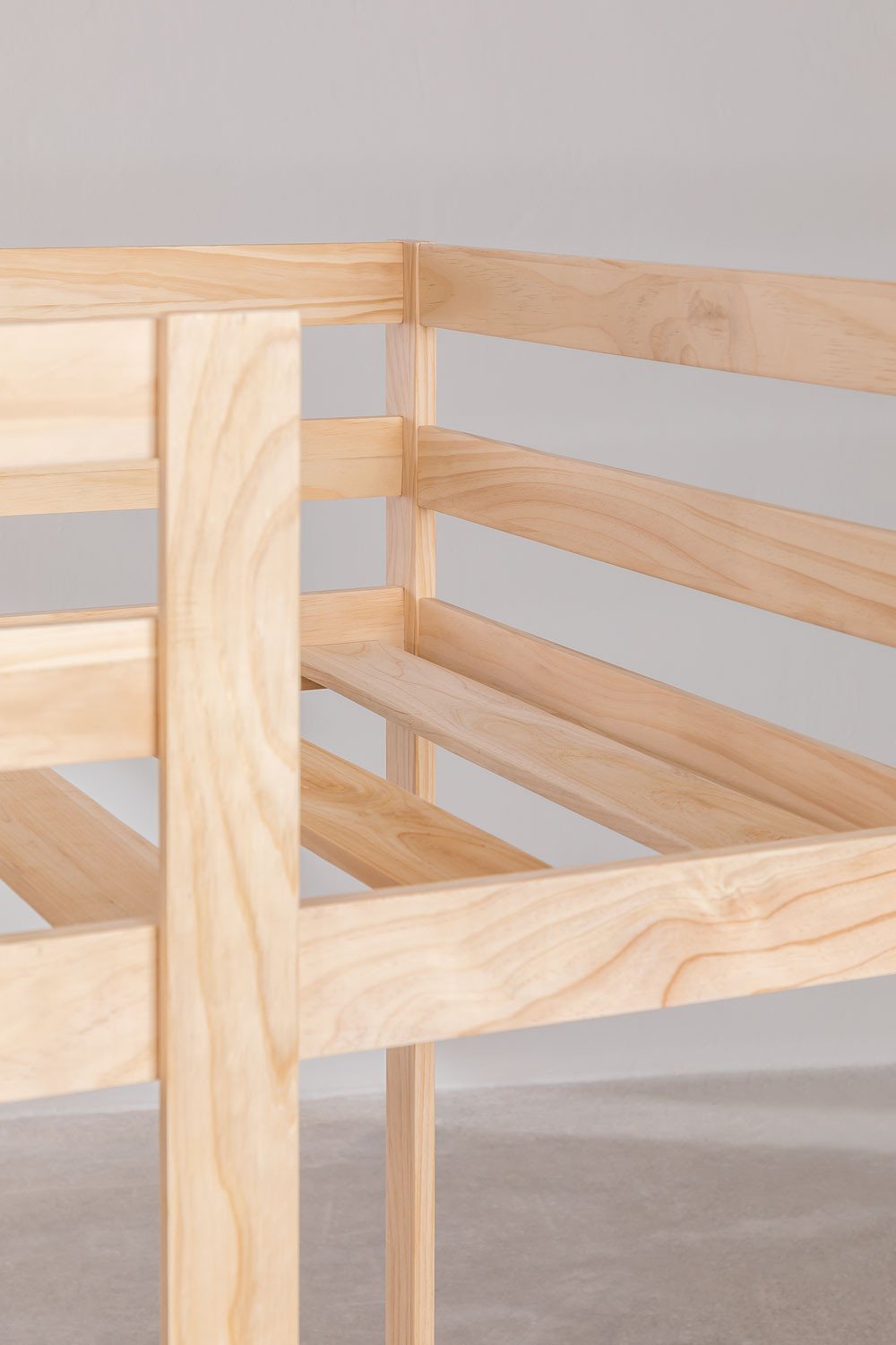 Letto a castello in legno per bambini Cooper per materasso da 90 cm
