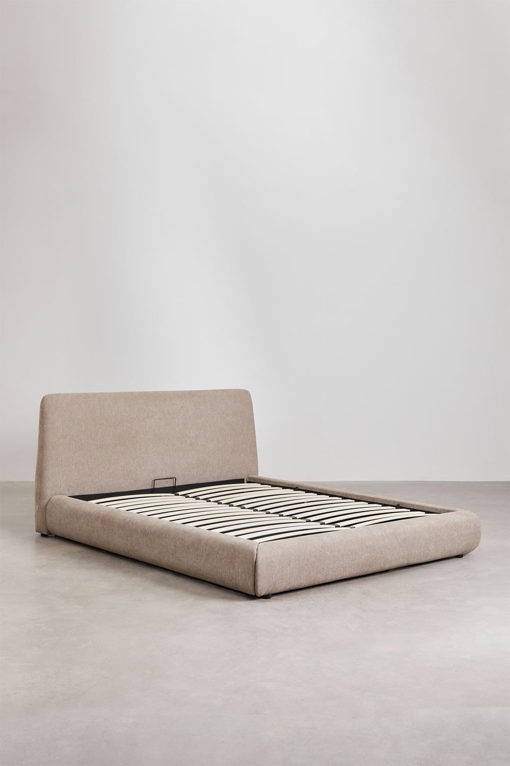 Letto con Canapé Pieghevole in Tessuto Norena
