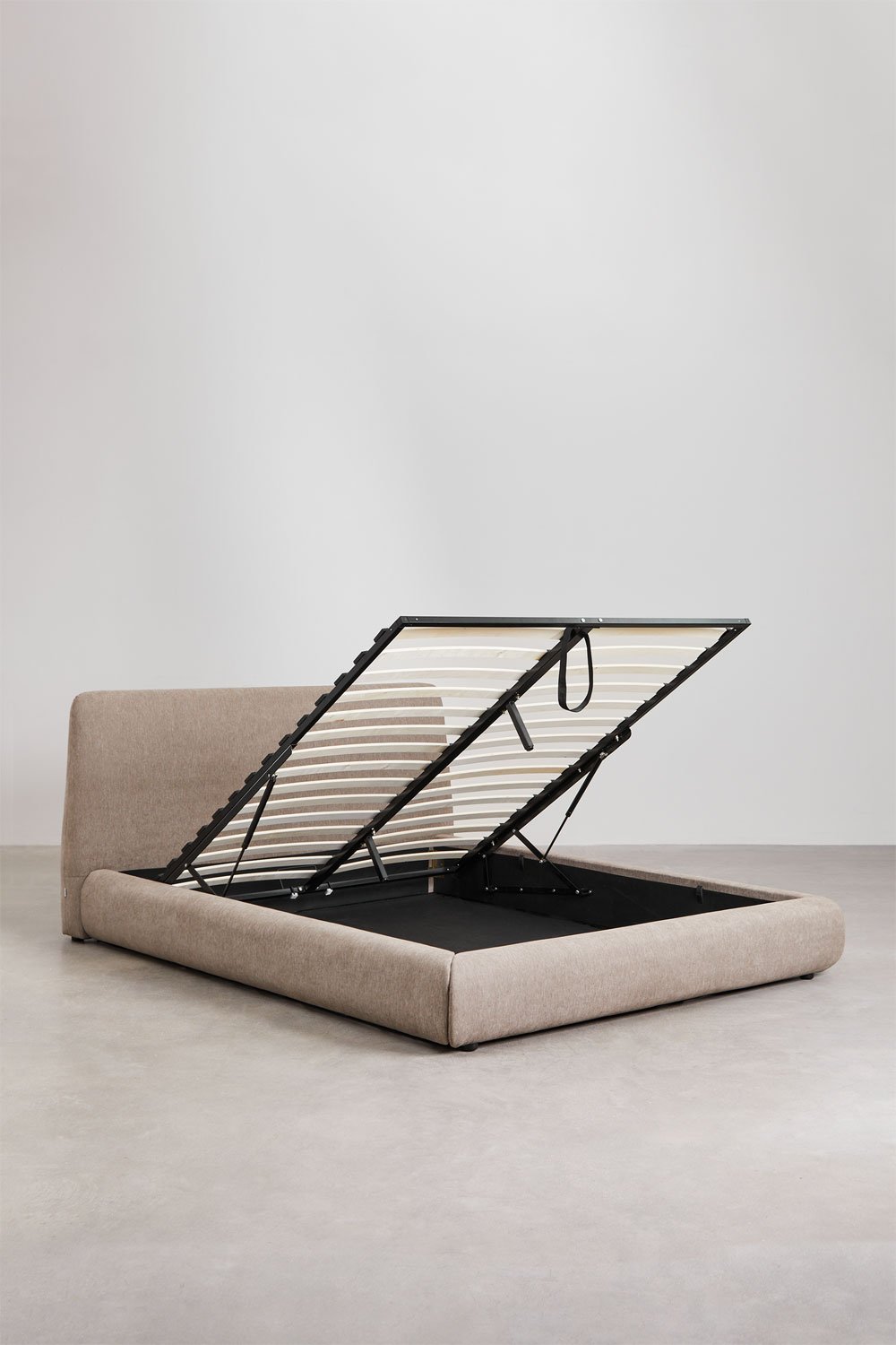 Letto con Canapé Pieghevole in Tessuto Norena