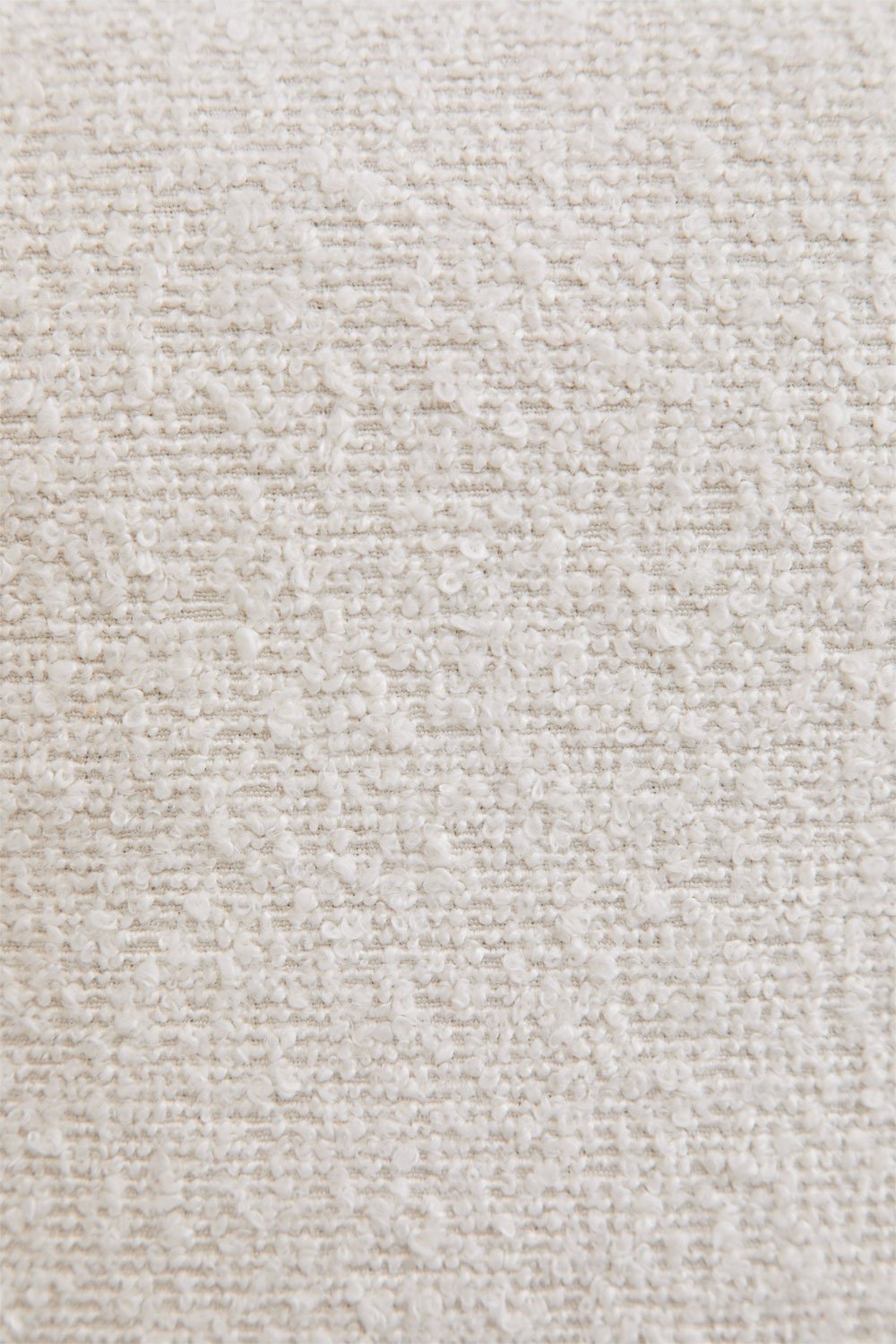 Letto con contenitore in tessuto bouclé Jolcem