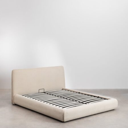 Letto pieghevole in pelle di pecora Norena