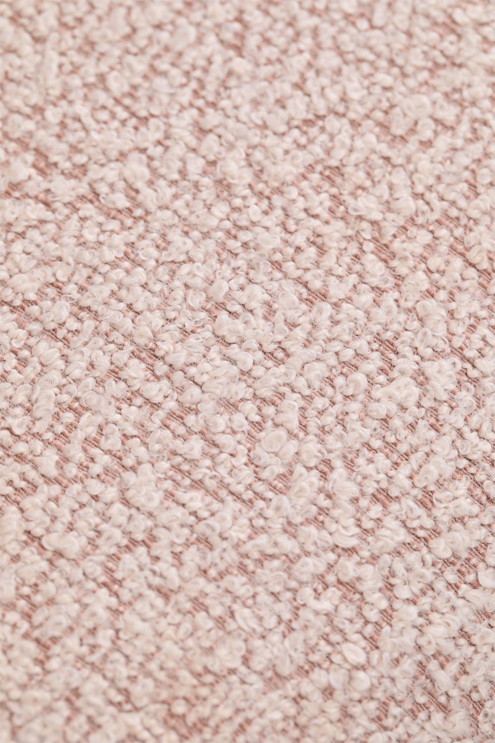 Letto con contenitore in tessuto bouclé Borzensi