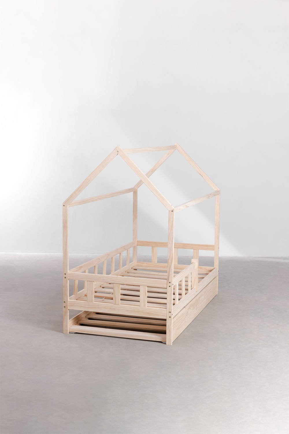Letto in legno per materasso Kelly Kids da 90 cm