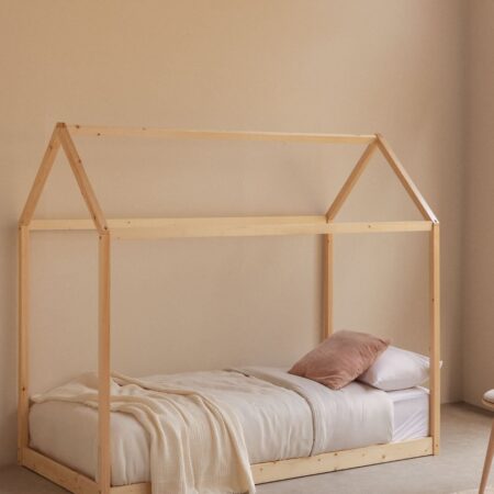 Letto in legno Obbit Kids per materasso da 90 cm