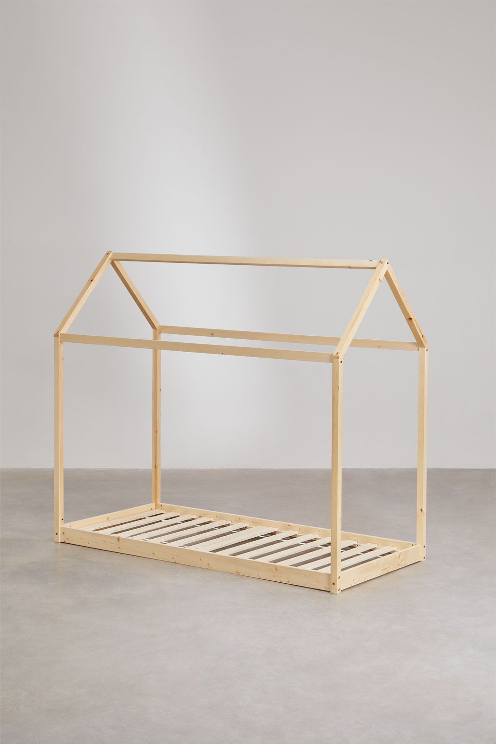 Letto in legno Obbit Kids per materasso da 90 cm