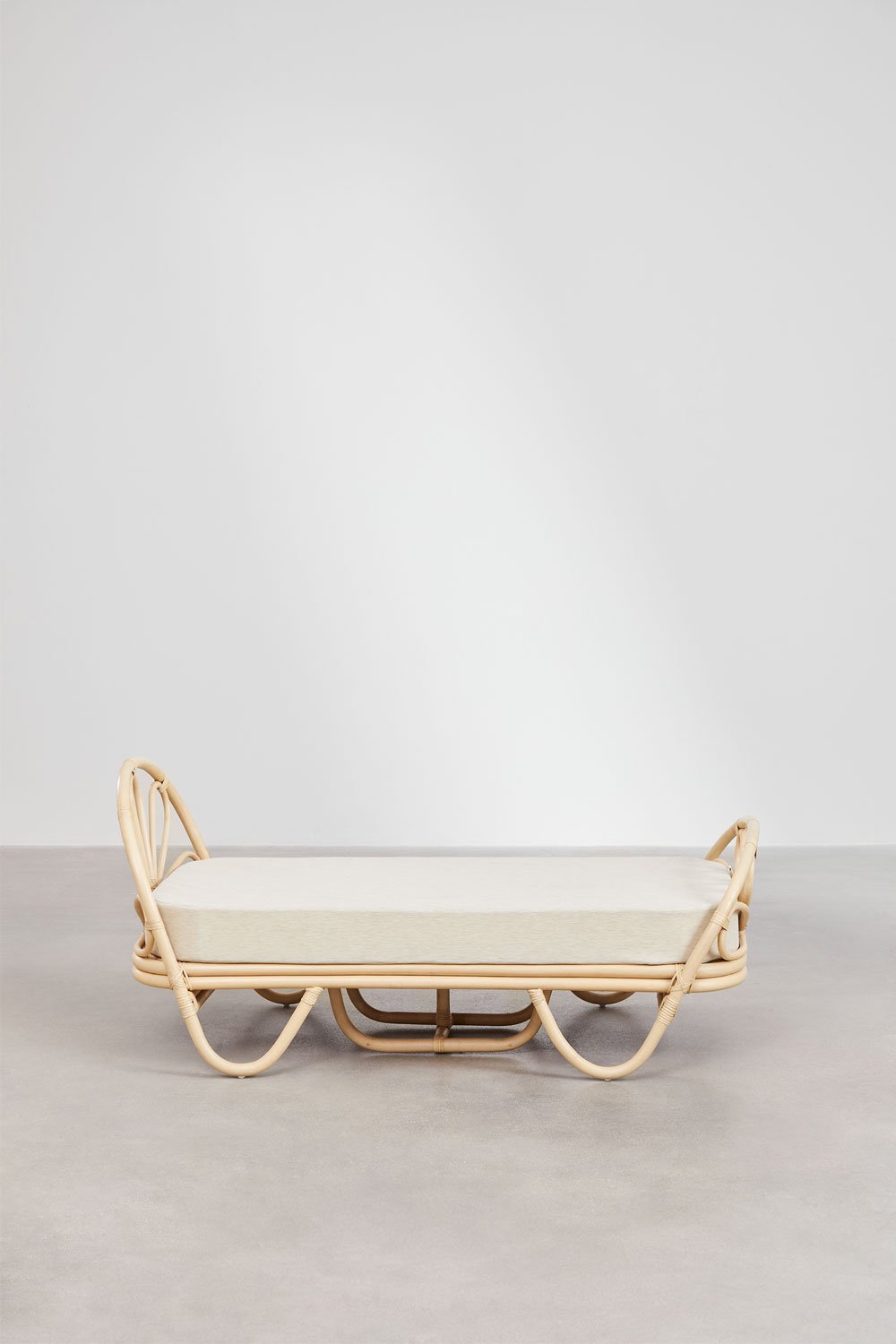 Letto in rattan con materasso per bambini Dahlia