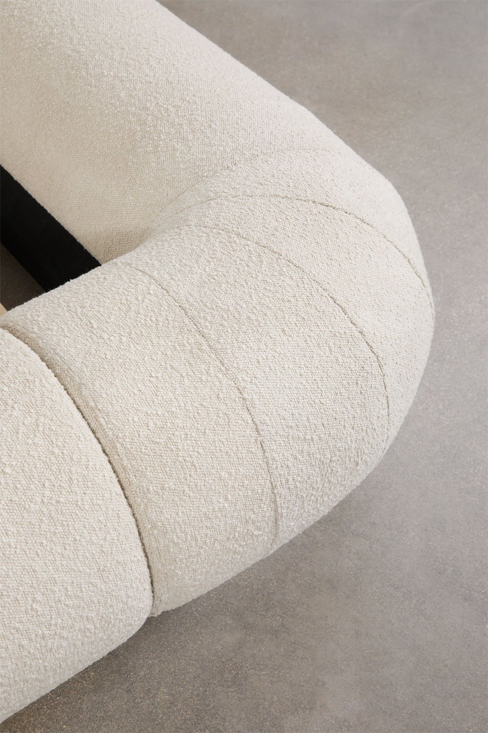 Letto in lino riccio Bernaste