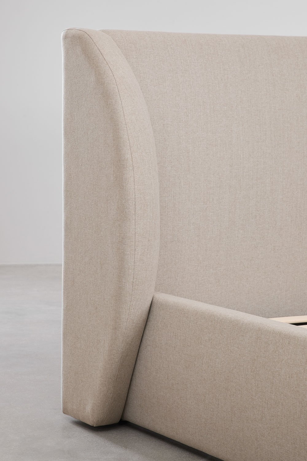 Letto in tessuto Cabargi