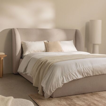 Letto in tessuto Cabargi