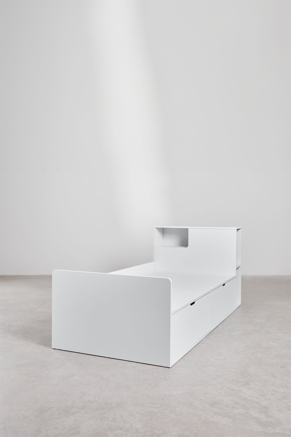 Letto per Materasso da 90 cm con 2 Cassetti e Spazio di Archiviazione Janete Kids