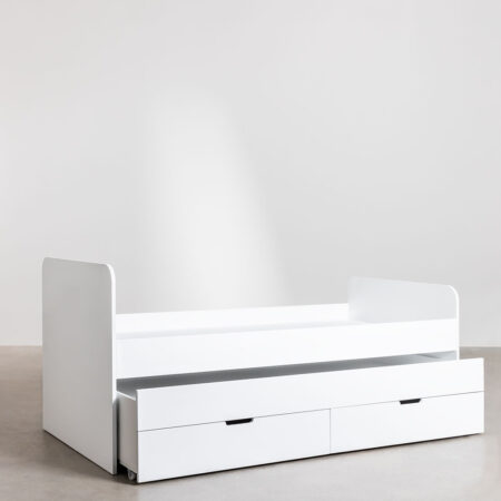 Letto per materasso da 90 cm Janete