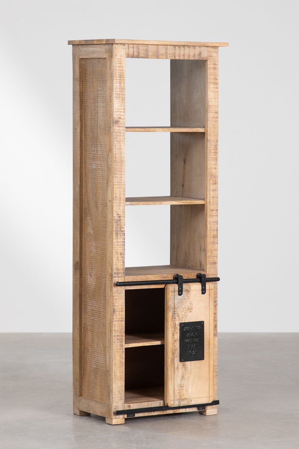 Libreria Uain in legno di mango