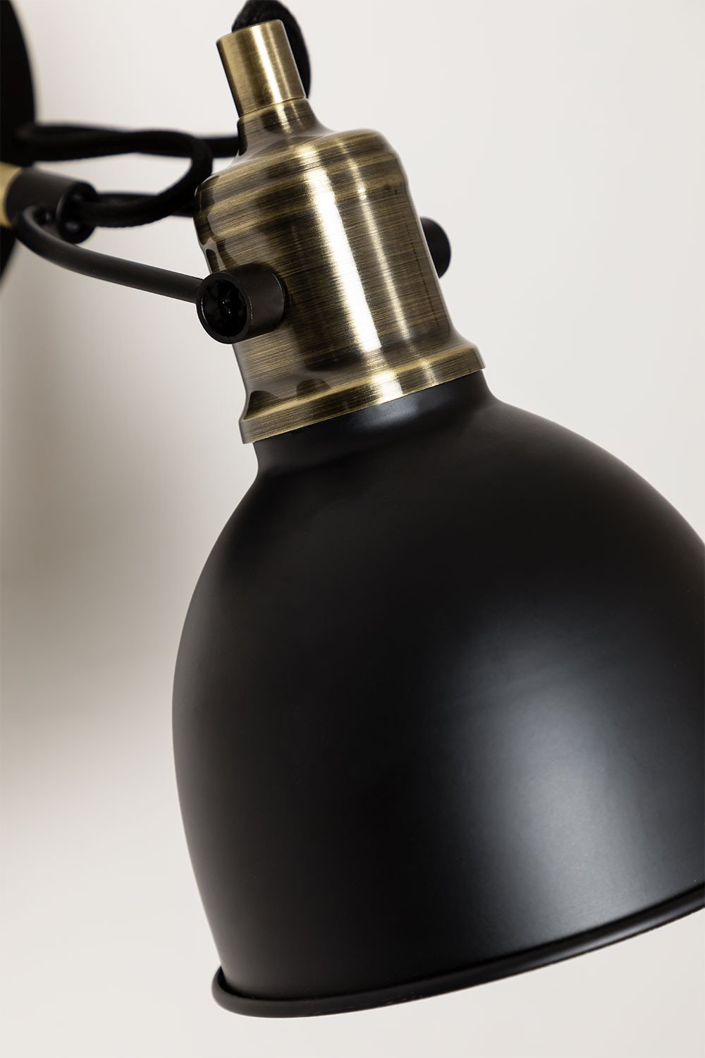 Lampada da parete Louise in metallo