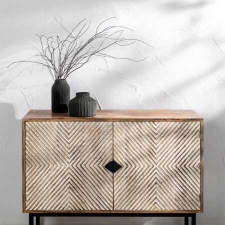 Credenza Alembe in legno di mango
