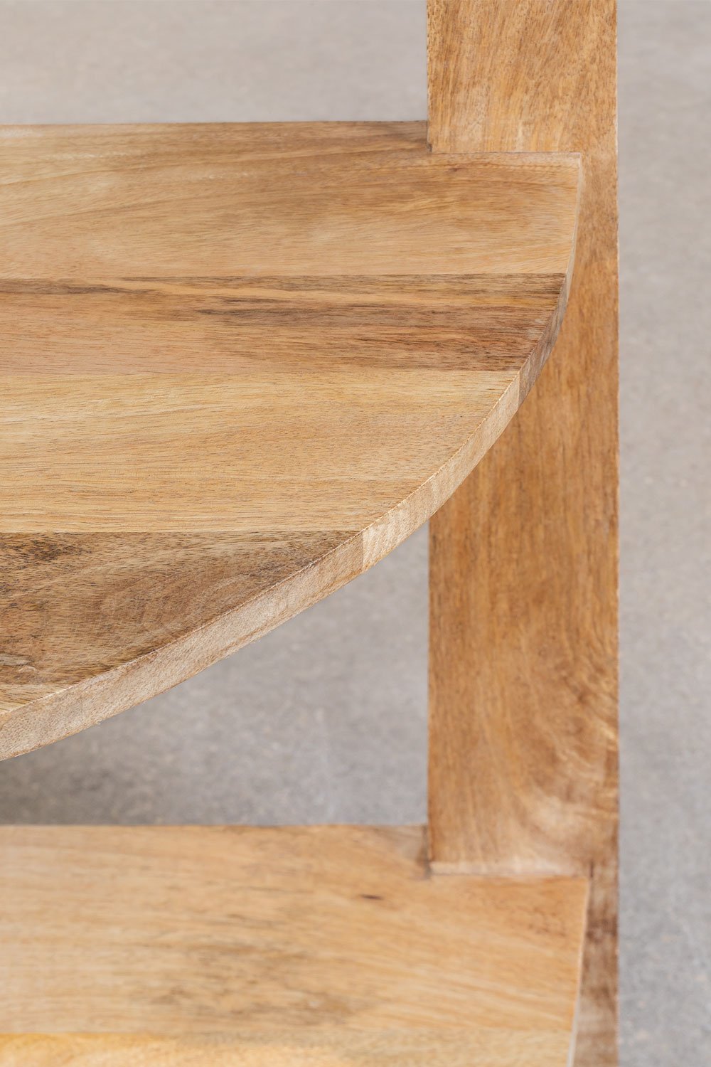 Mensola angolare in legno di mango Pattell