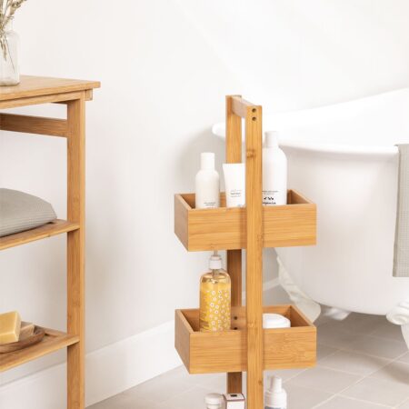 Mensola da bagno in bambù Kayla Design