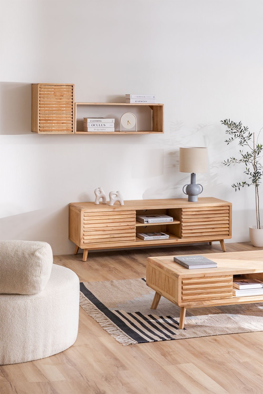 Pensile in legno Deleyna