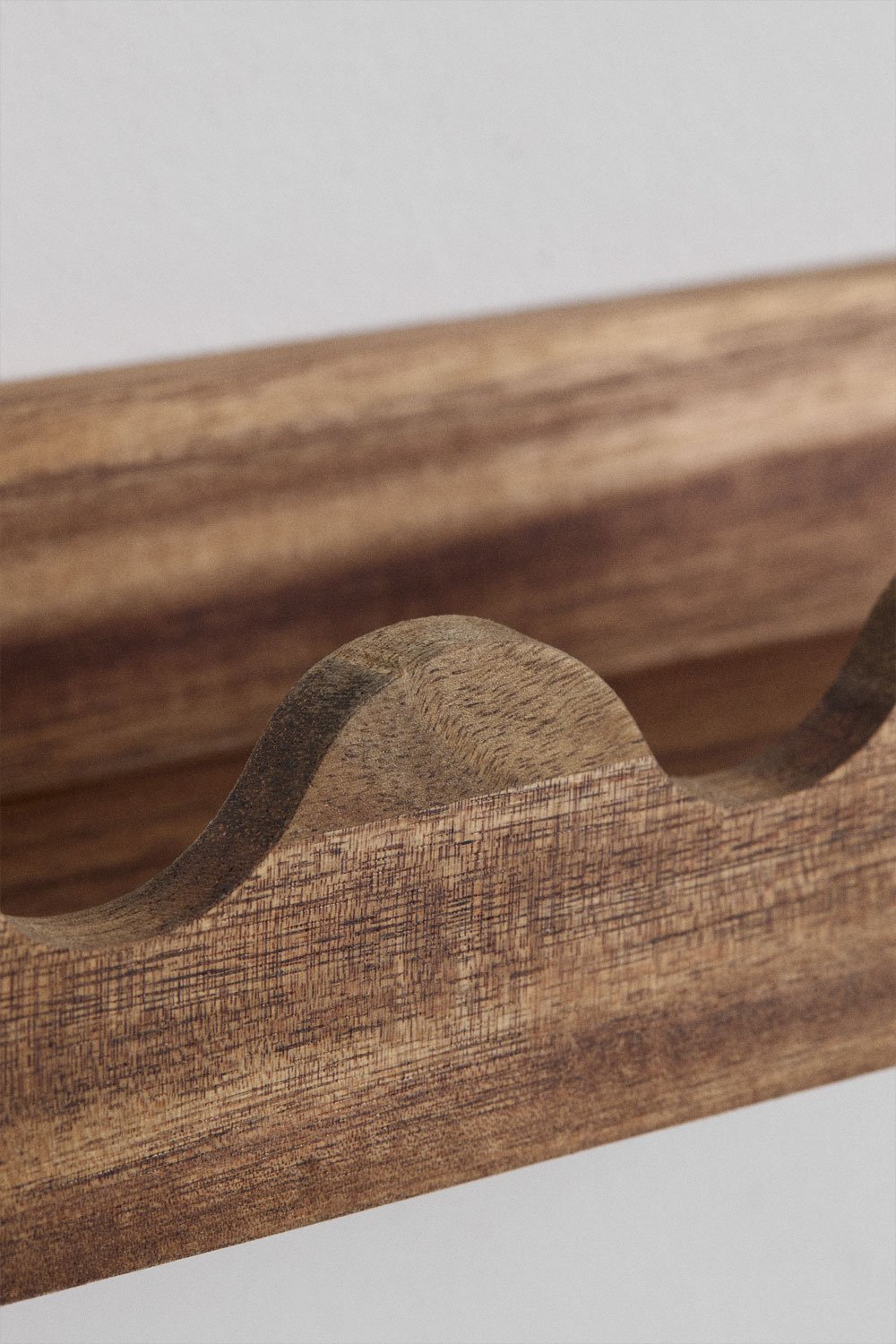 Mensola da parete in legno di acacia Gaupen