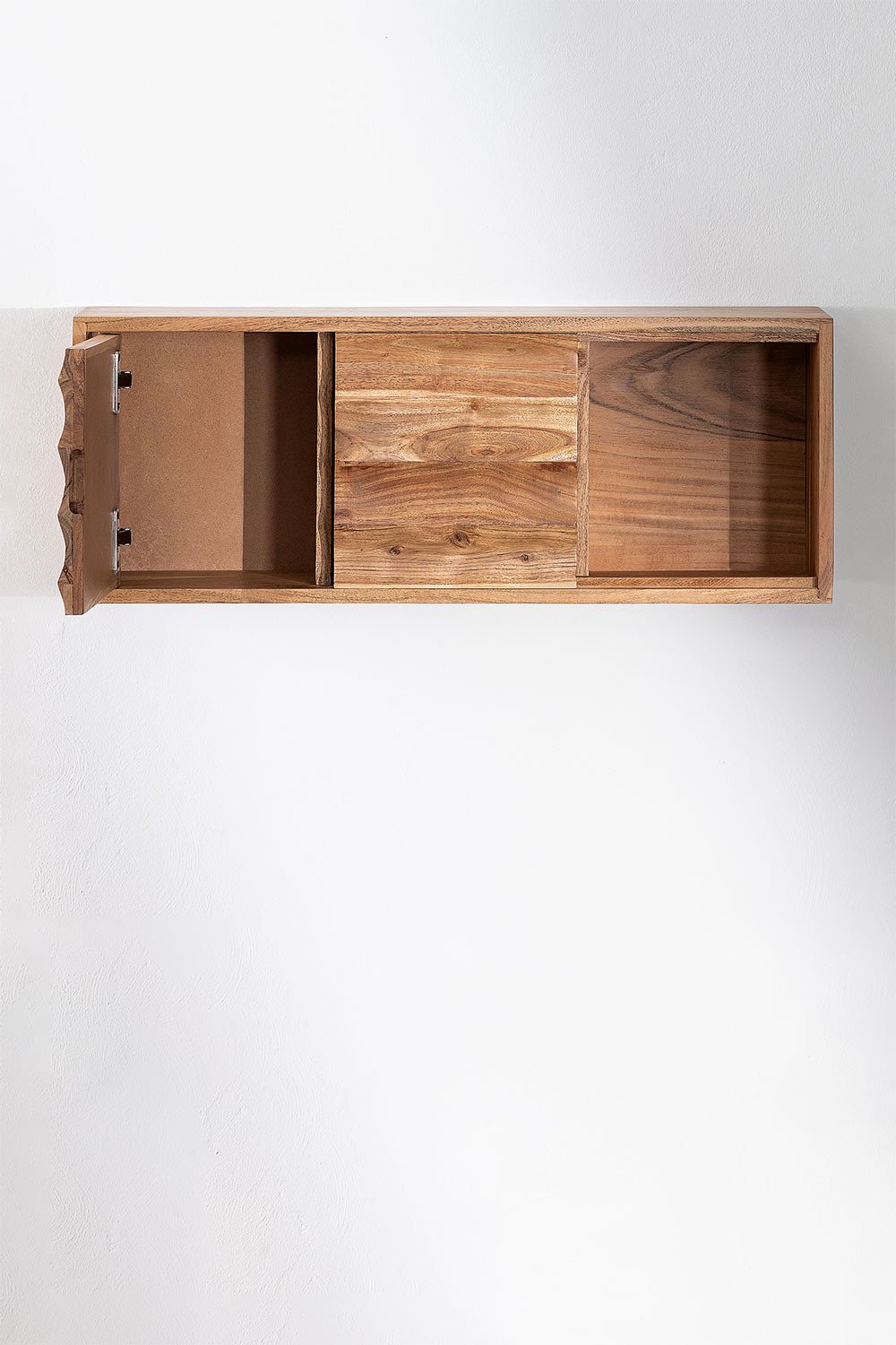 Mensola da parete in legno di acacia Petter