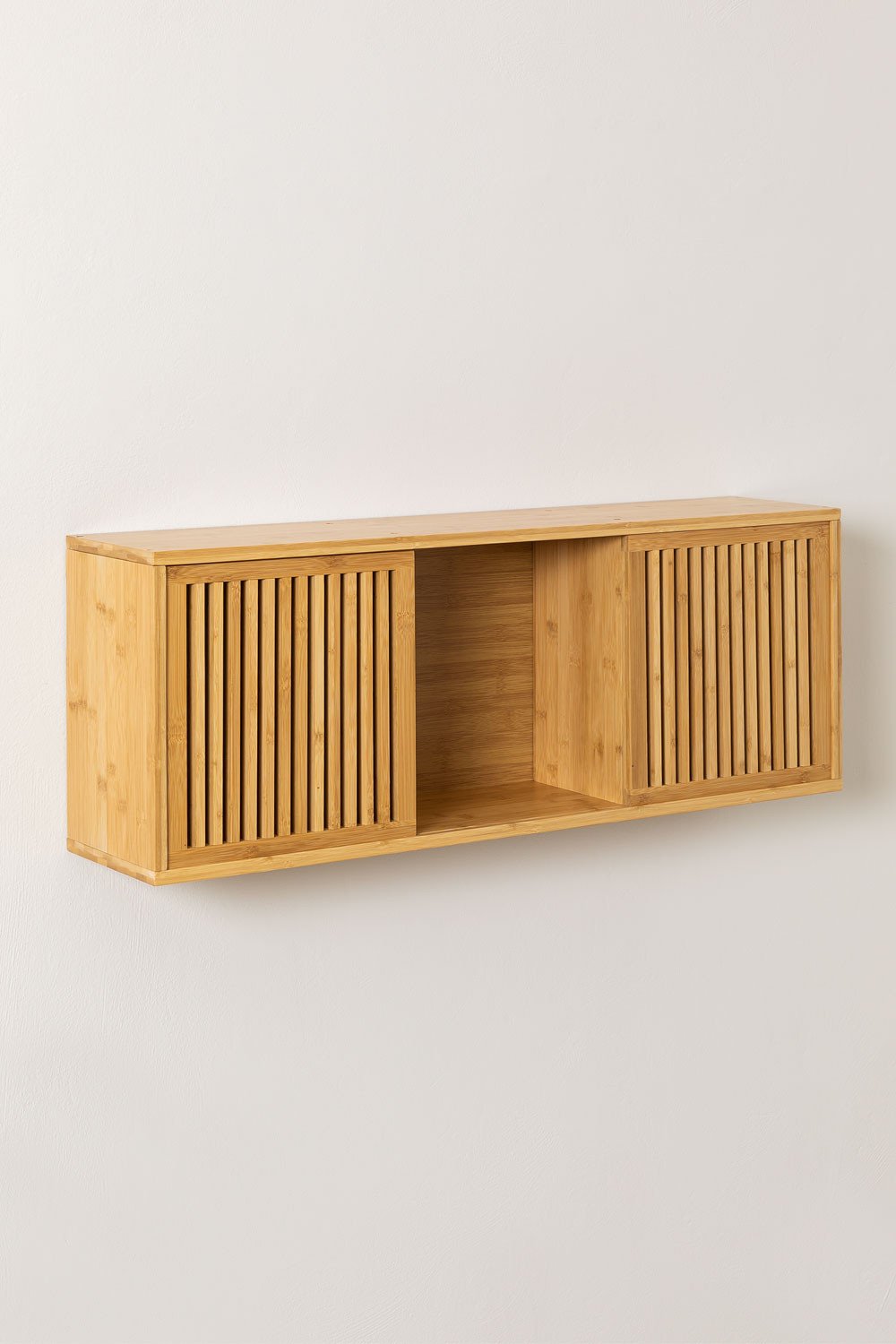 Mensola da parete in legno di bambù Albin