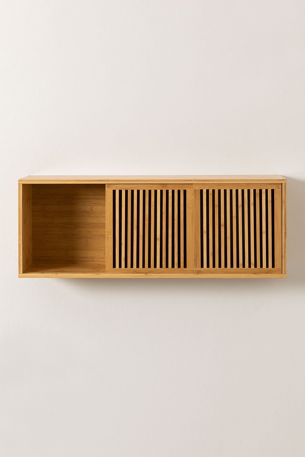 Mensola da parete in legno di bambù Albin