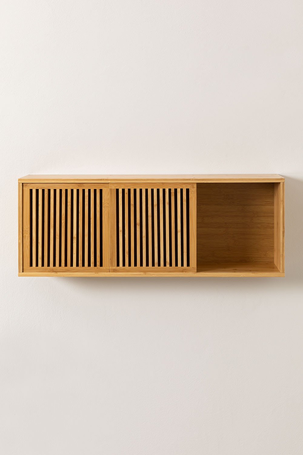Mensola da parete in legno di bambù Albin