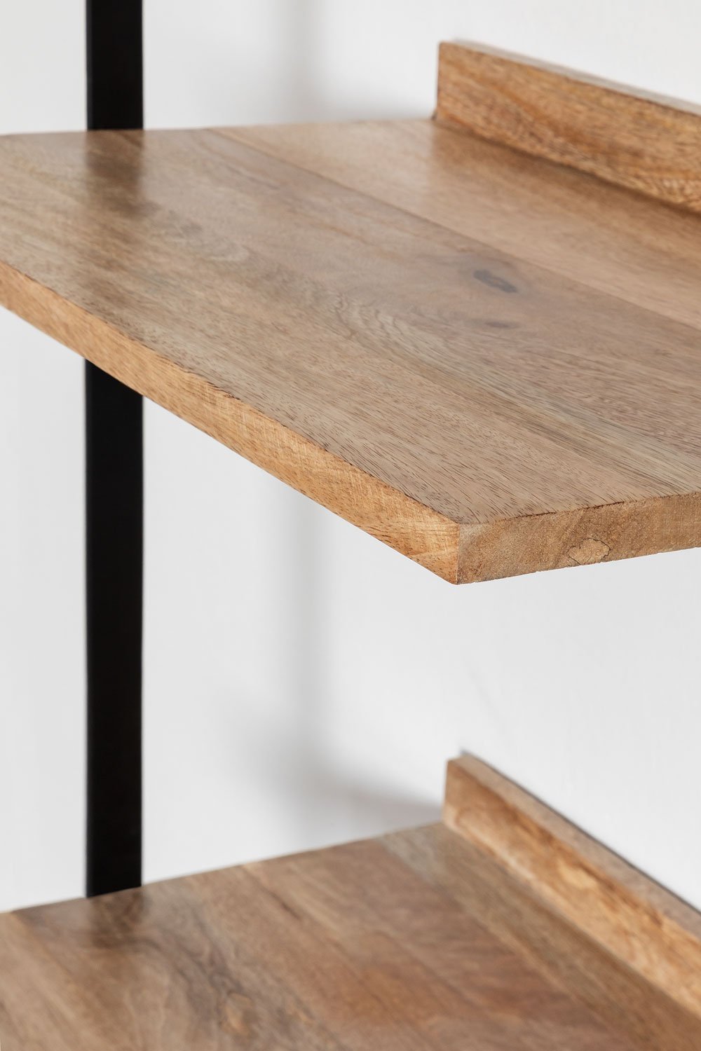 Mensola da parete in legno di mango e metallo Tyrp
