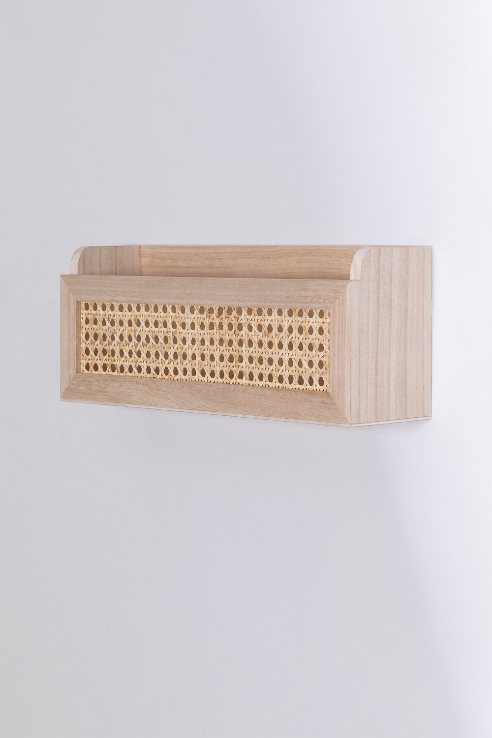 Mensola in Rattan e Legno Arxie