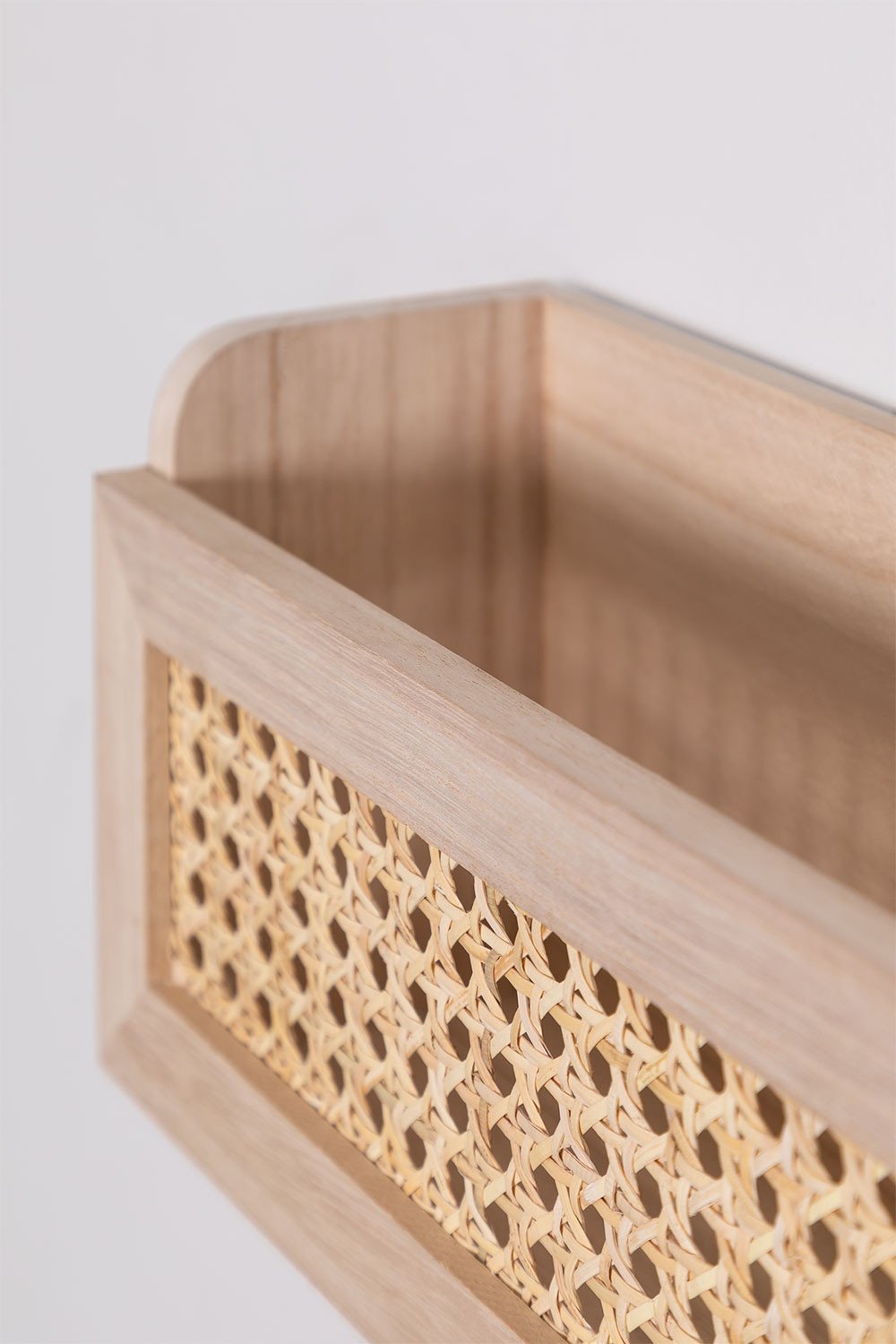Mensola in Rattan e Legno Arxie