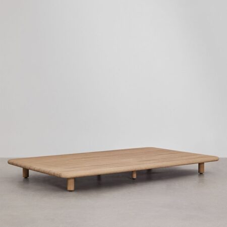 Tavolino da giardino rettangolare 160x95 cm in acacia Portet