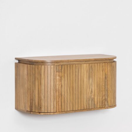 Mobile da Bagno Sospeso in Legno di Mango Analis
