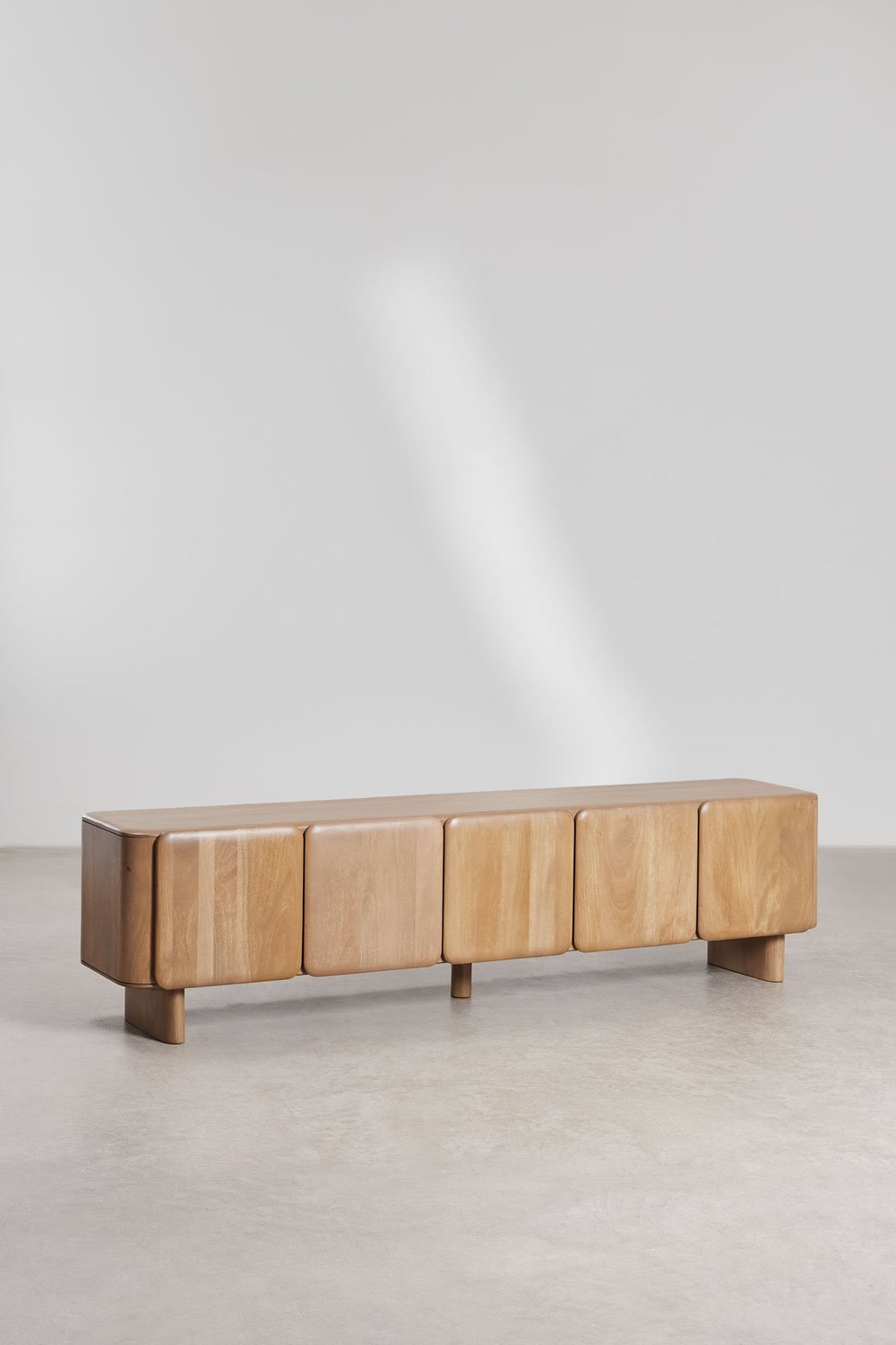 Mobile TV 215x45 cm in legno di mango Miller