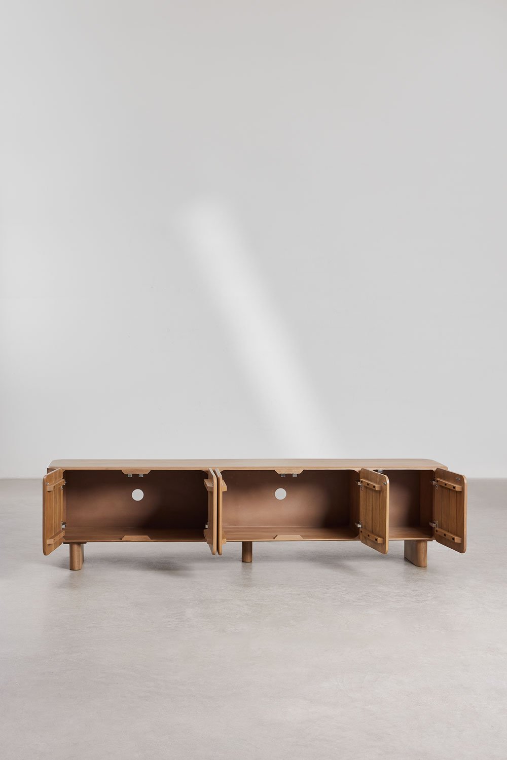 Mobile TV 215x45 cm in legno di mango Miller