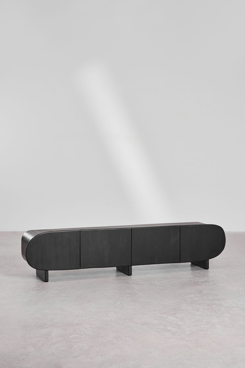 Mobile TV 220x40 cm in legno di mango Agathe