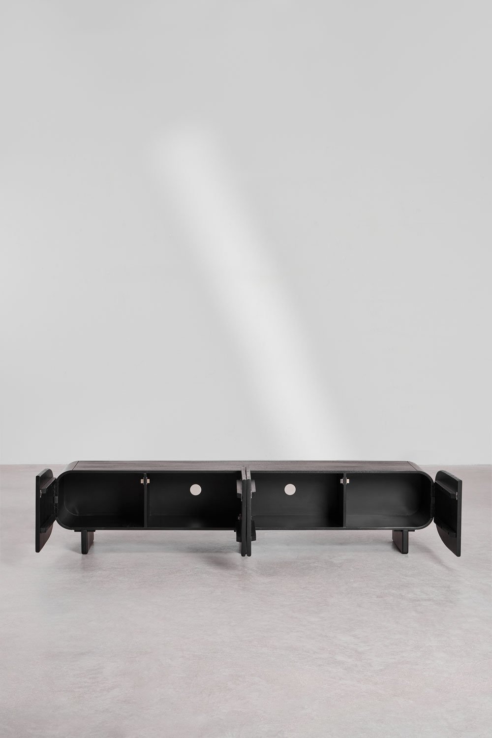 Mobile TV 220x40 cm in legno di mango Agathe