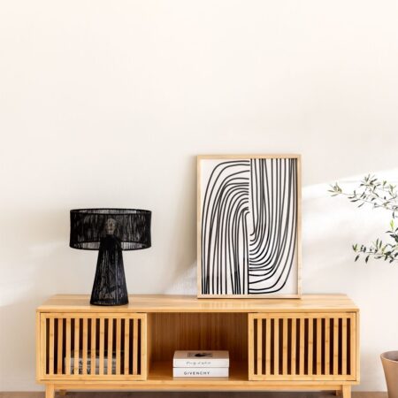 Mobile TV 150x40 cm in bambù Albin