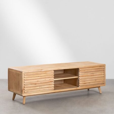 Mobile TV in legno Deleyna