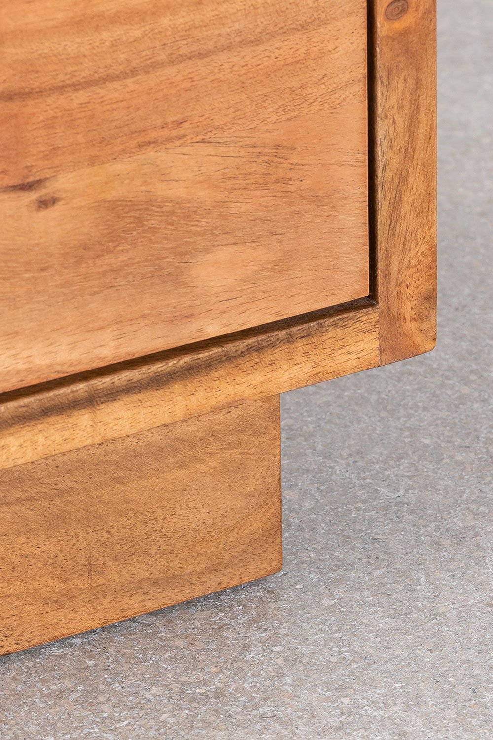 Mobile TV 200x40 cm in legno di acacia Tasmani