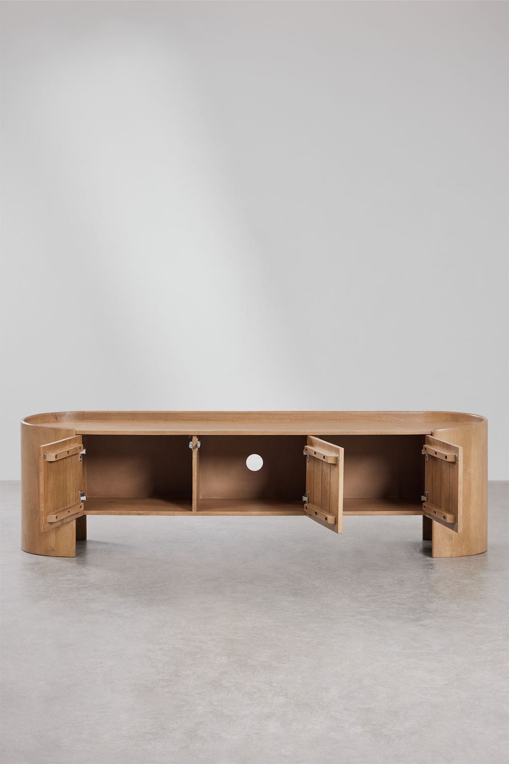 Mobile TV 175x50 cm in legno di mango Sidney