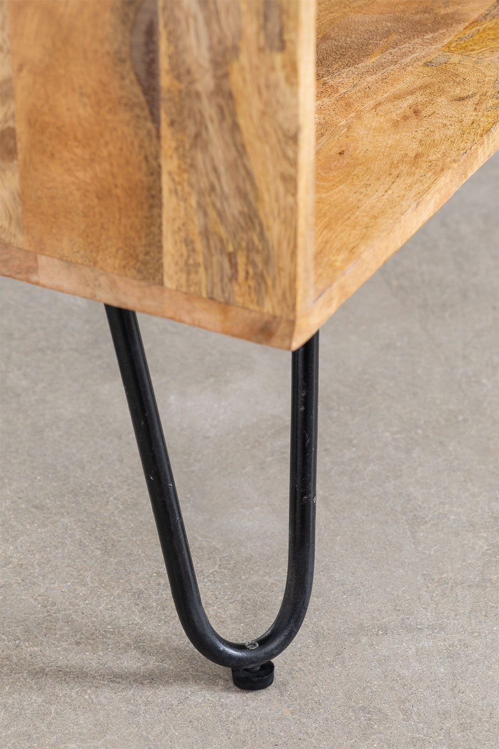 Mobile TV 140x35 cm in legno di mango Dugan