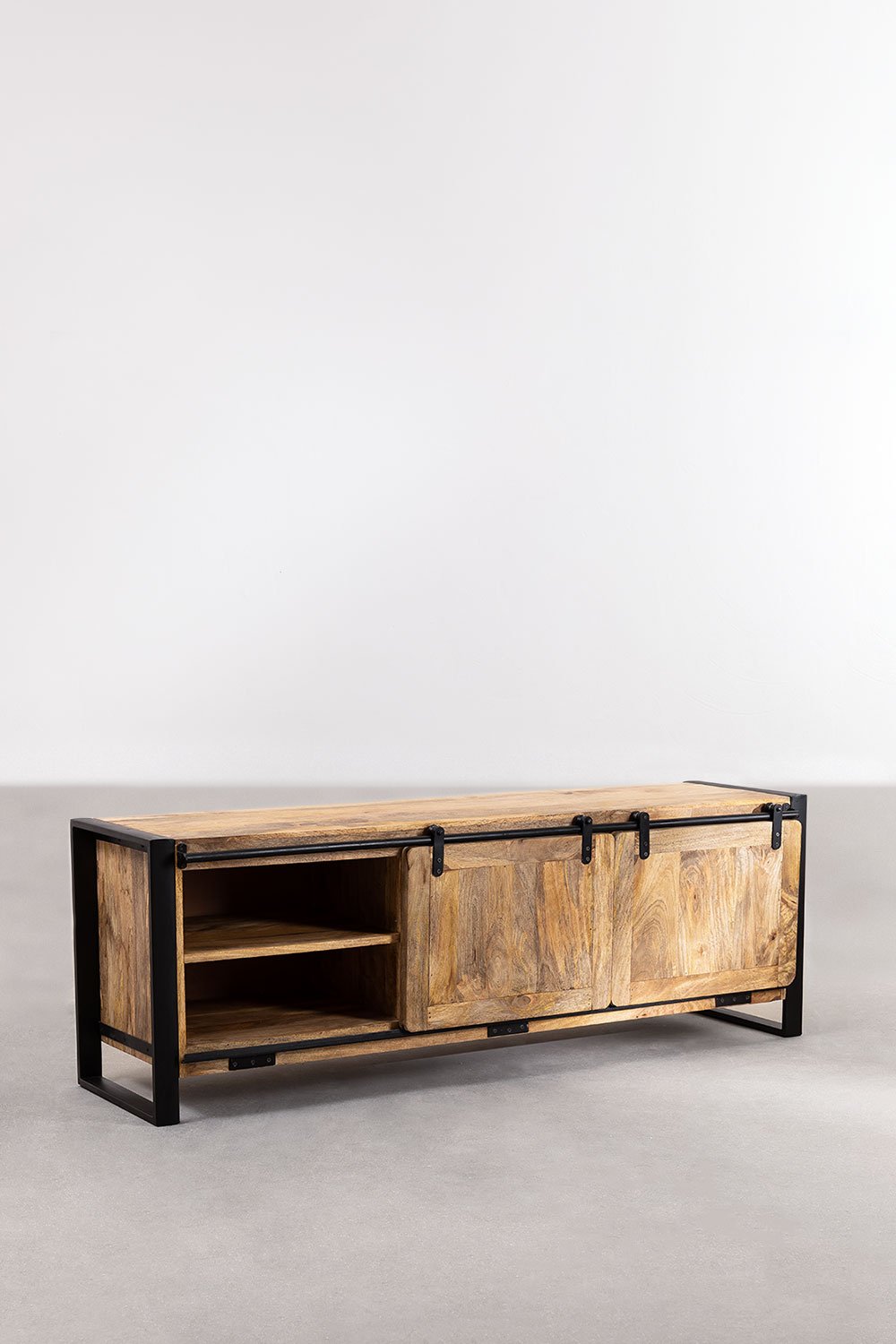 Mobile TV 160x45 cm in legno di mango Kiefer