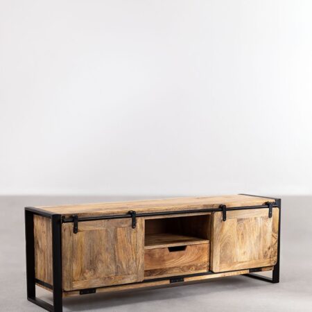 Mobile TV 160x45 cm in legno di mango Kiefer