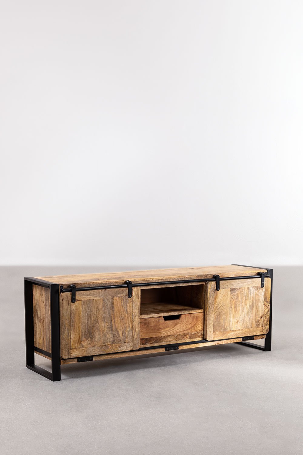 Mobile TV 160x45 cm in legno di mango Kiefer
