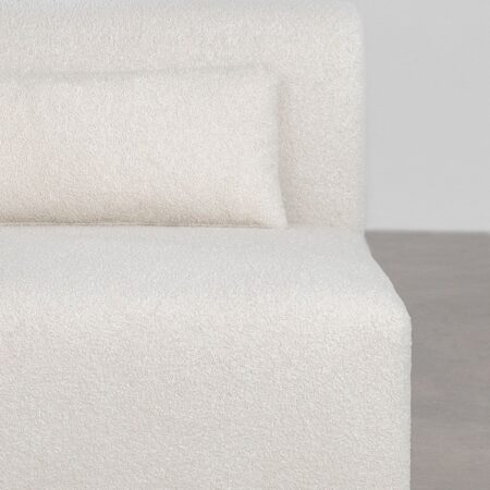 Modulo centrale per divano modulare in bouclé Borjan