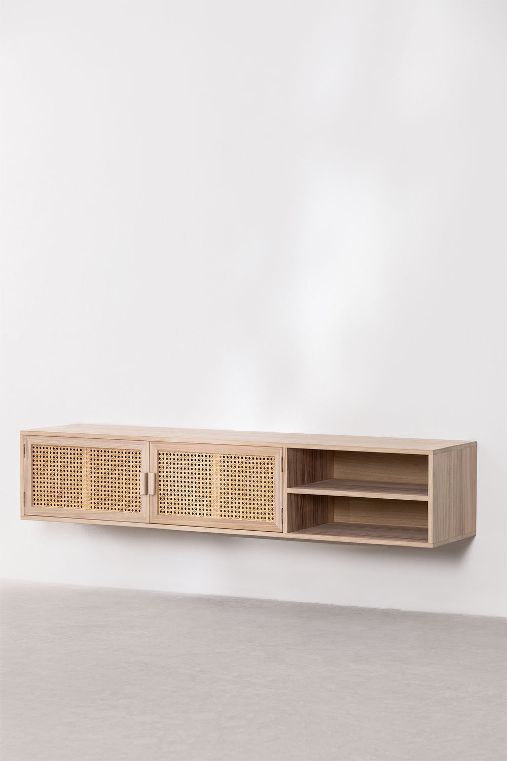 Mobile TV da Parete in Legno Ralik 150x35 cm
