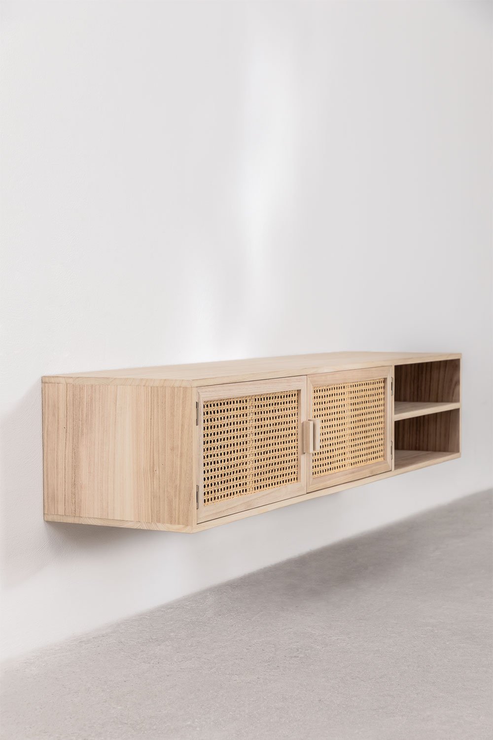 Mobile TV da Parete in Legno Ralik 150x35 cm
