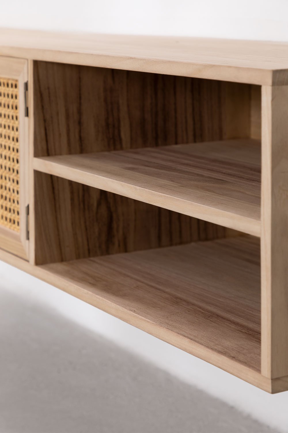 Mobile TV da Parete in Legno Ralik 150x35 cm