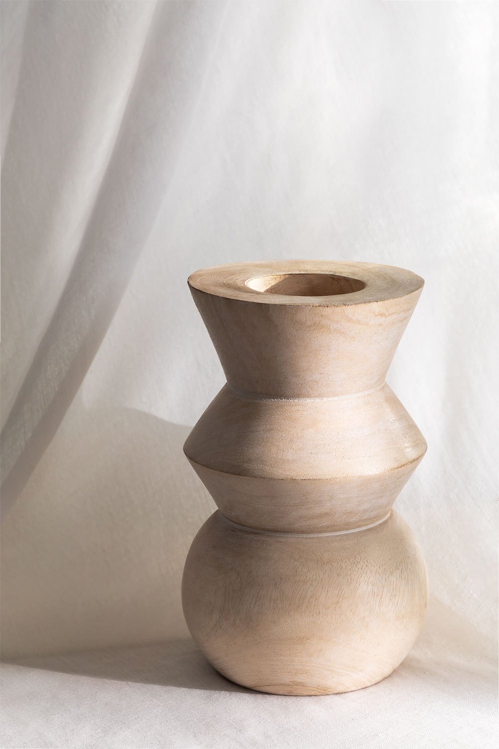 Vaso in legno di mango Nadur